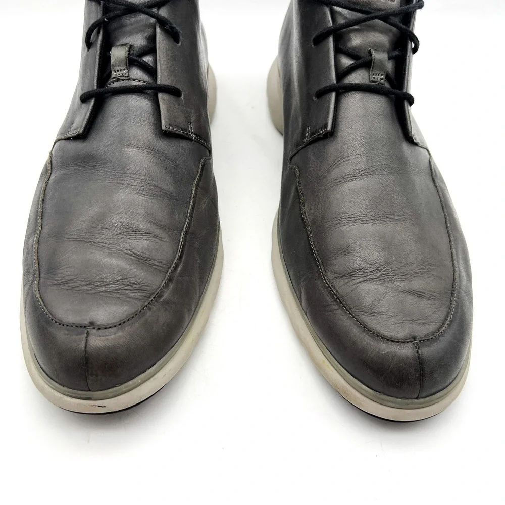 Cole Haan 3.Zero Grand Mens Size 13M Chukka Boots Gray Leather C28595